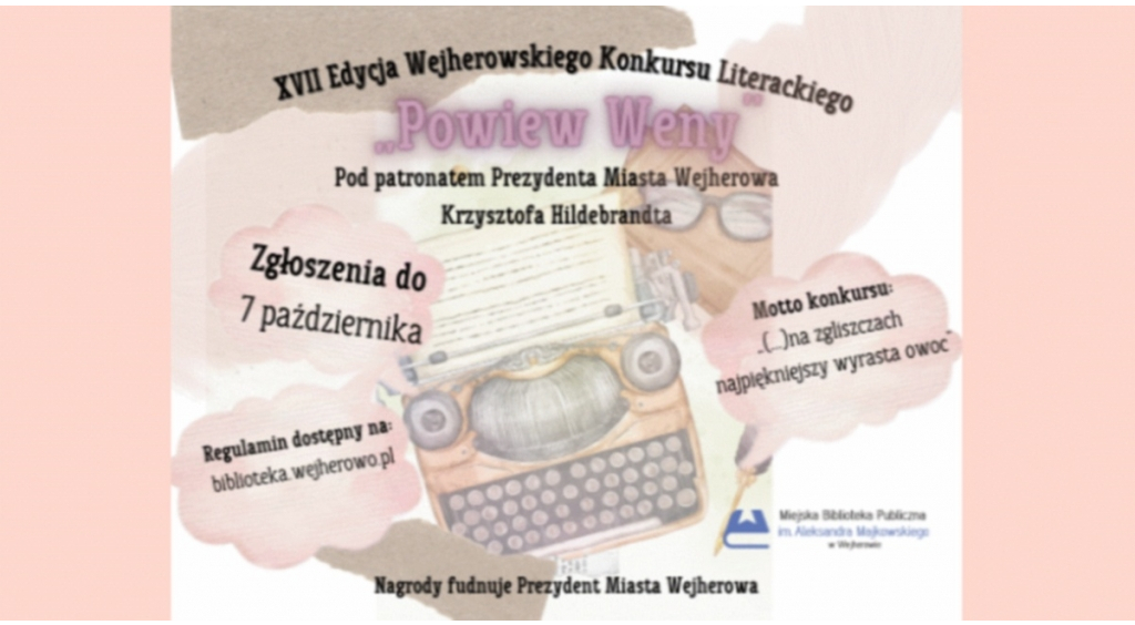 XVII edycja Wejherowskiego Konkursu Literackiego „Powiew Weny”