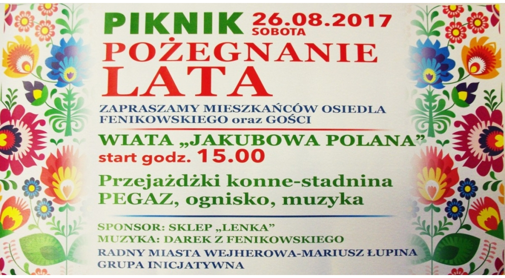 Piknik „Pożegnanie Lata” na os. Fenikowskiego