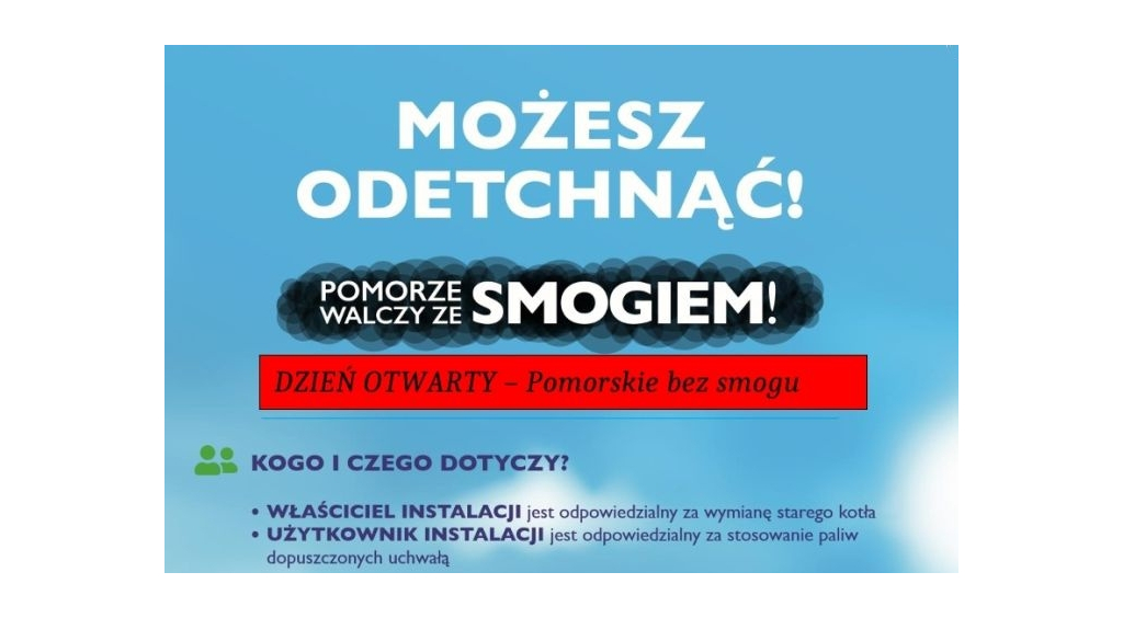 Zaproszenie na spotkanie „Pomorskie bez Smogu”