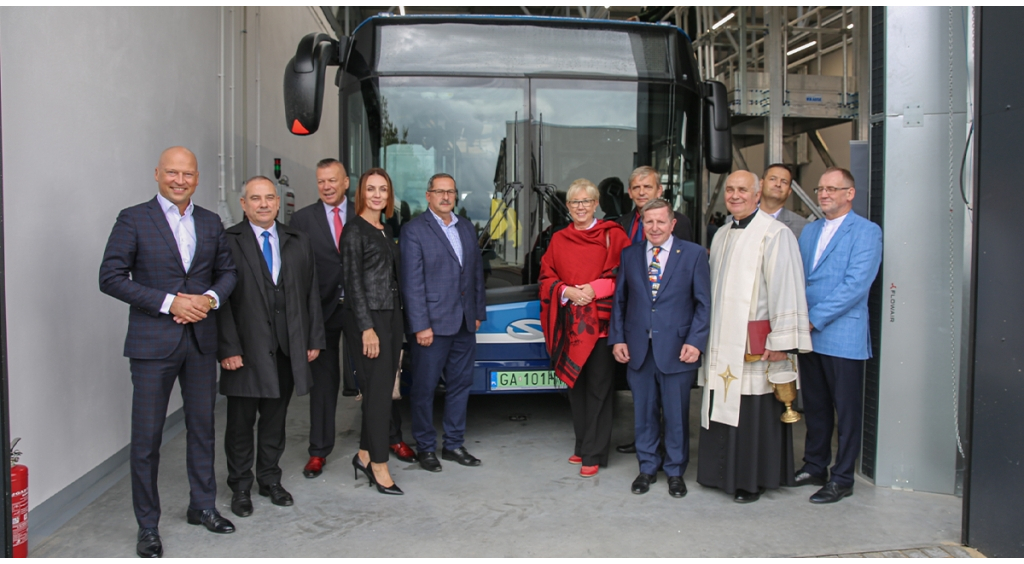 Nowa hala garażowa i pierwszy autobus elektryczny MZK Wejherowo