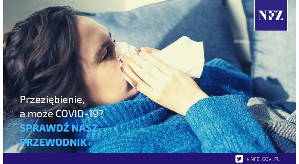 Przeziębienie, grypa lub COVID-19? – przewodnik NFZ