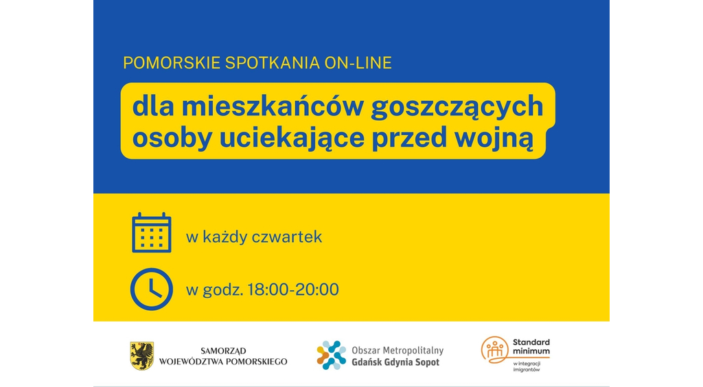 Spotkania online dla mieszkańców goszczących osoby uciekające przed wojną