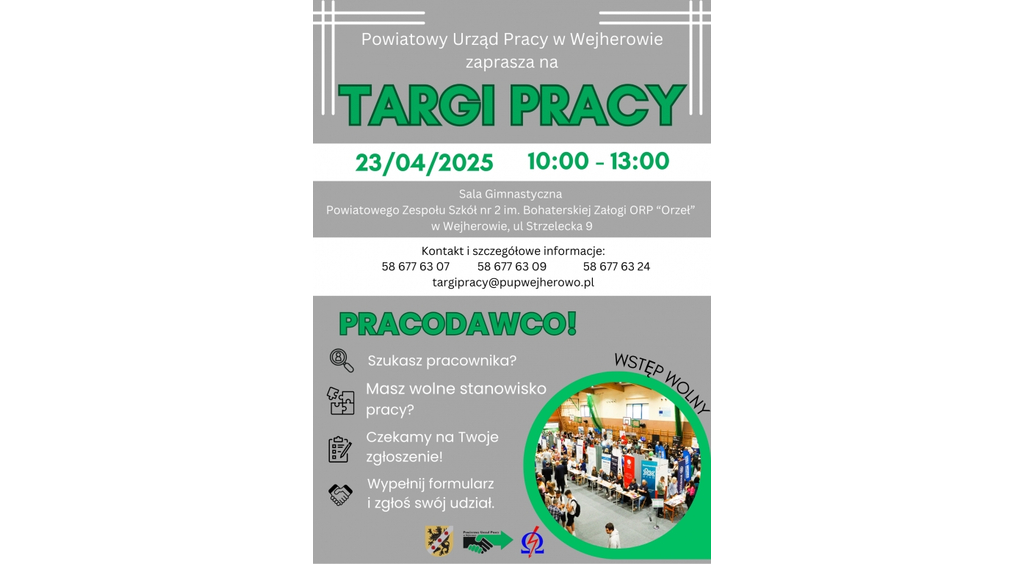 Targi Pracy w Powiatowym Zespole Szkół nr 2 w Wejherowie