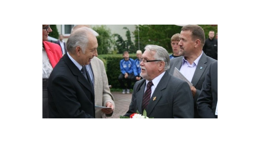 Hubert Skrzypczak w Alei Gwiazd w Cetniewie 