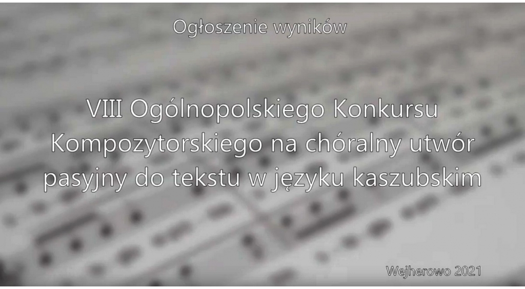 Najlepsze utwory pasyjne do tekstu w języku kaszubskim