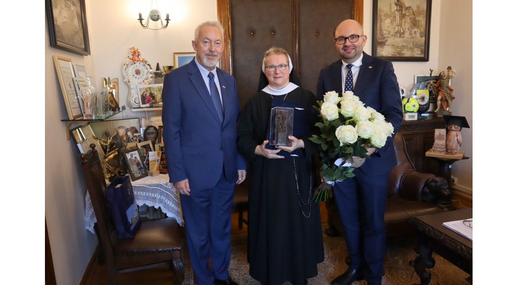 Miniatura Statuetki Jakuba Wejhera dla S. Sylwii Kochanowskiej