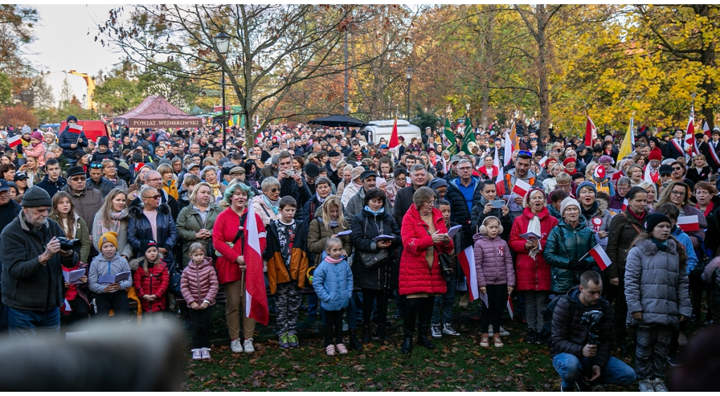 Wejherowo uczciło 105. rocznicę polskiej niepodległości 