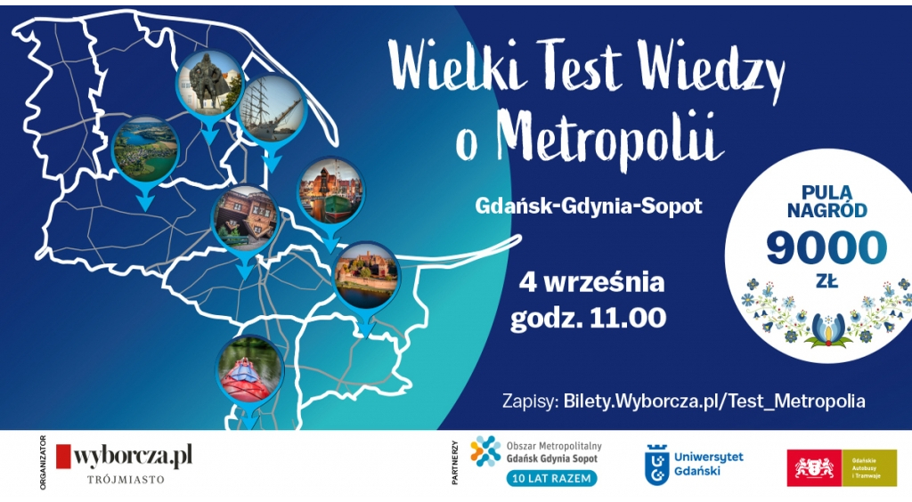 Wielki Test Wiedzy o Metropolii - sprawdź się i wygraj 5 tys. zł 