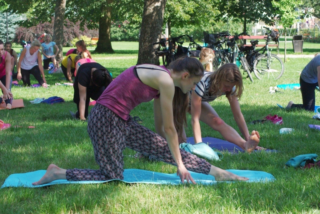 Joga w Parku Miejskim