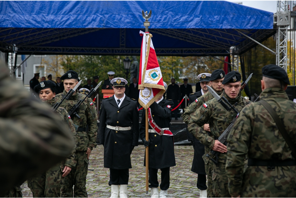 Uroczyste ślubowanie żołnierzy na Placu Jakuba Wejhera