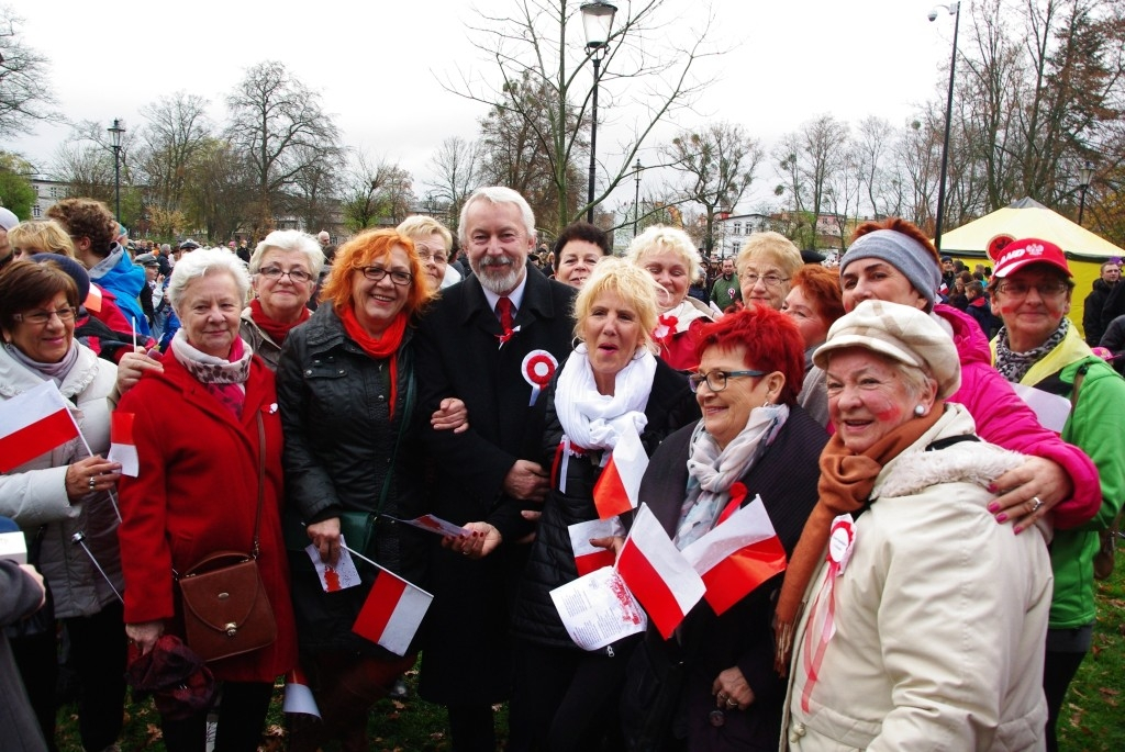 Biało-czerwona parada niepodległościowa  - 11.11.2015