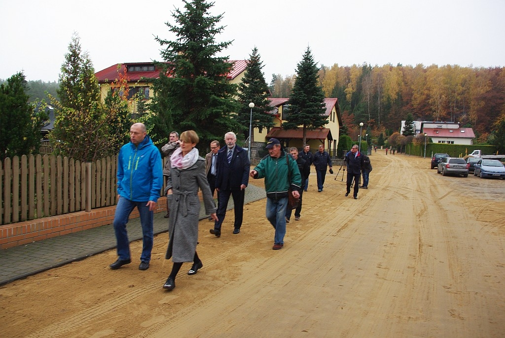 Odbiór 4 ulic - Zielnej, Złotej, Modrej i Uroczej - 03.11.2015