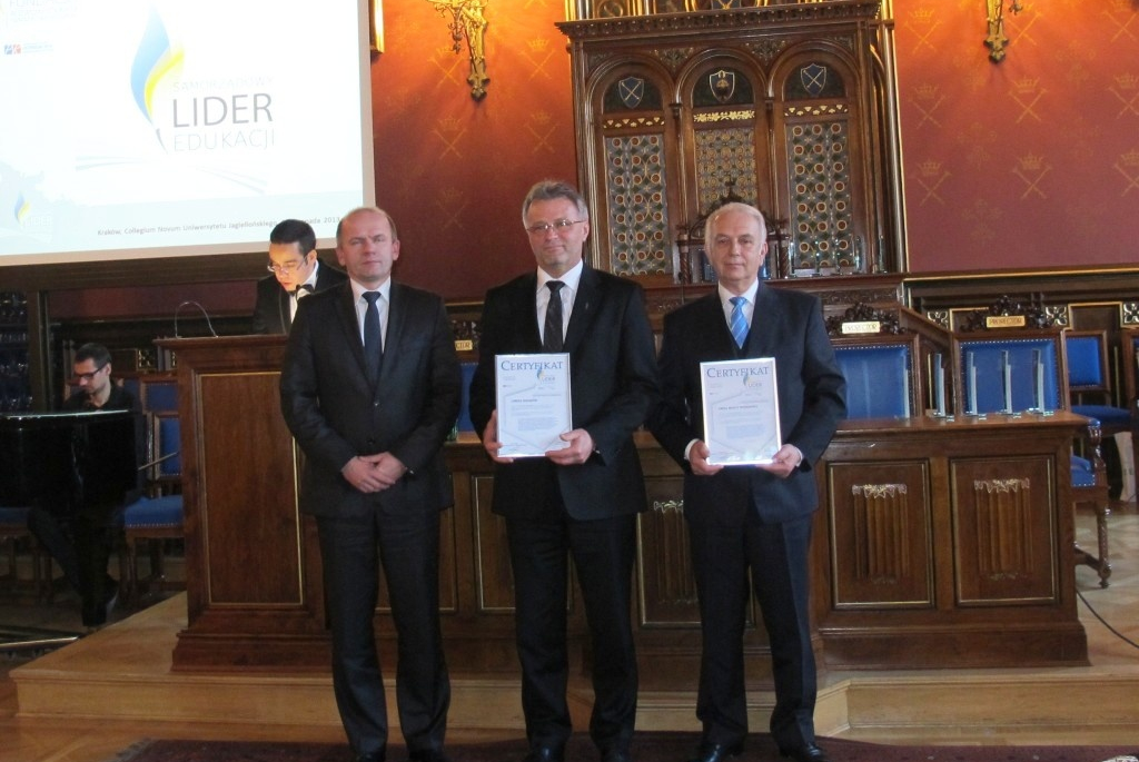 Wejherowo Samorządowym Liderem Edukacji - Kraków 27.11.2013