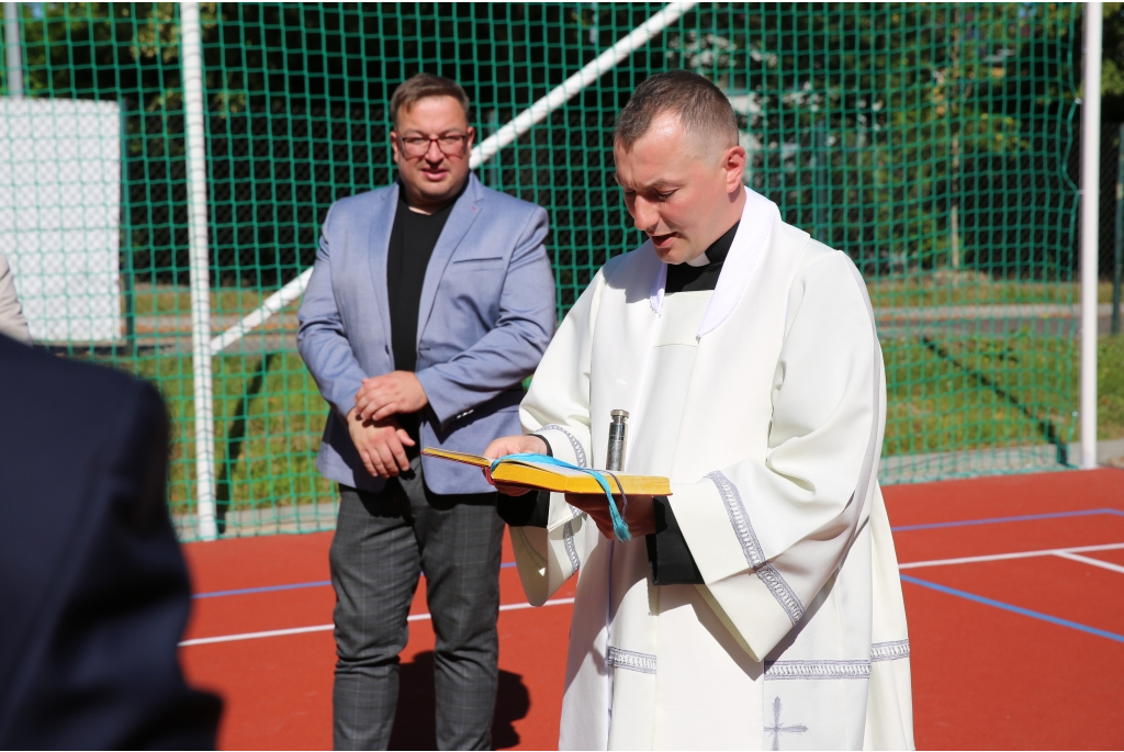 Otwarcie boiska w Szkole Rzemiosła