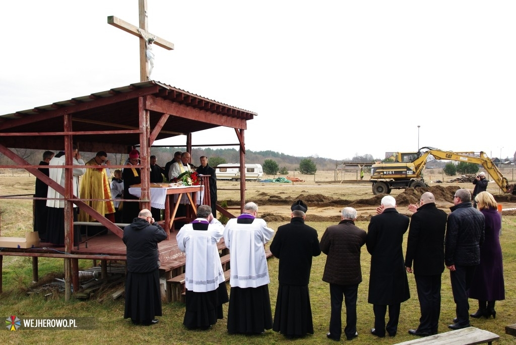 Rozpoczęcie budowy nowego kościoła na Śmiechowie - 02.03.2015