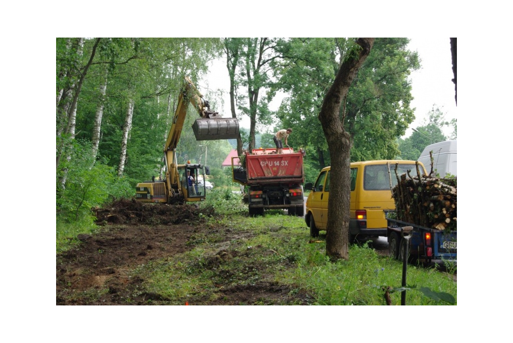 Budowa Turystycznego Szlaku Północnych Kaszub w Wejherowie - 06.07.2012