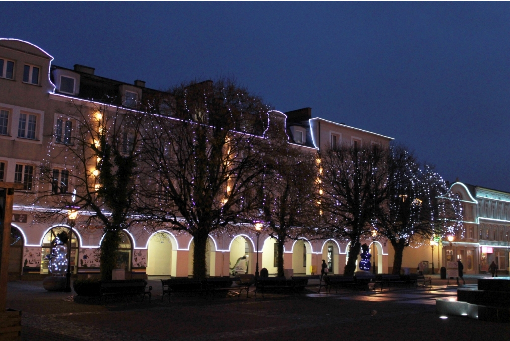 Iluminacje świetlne w Wejherowie-centrum