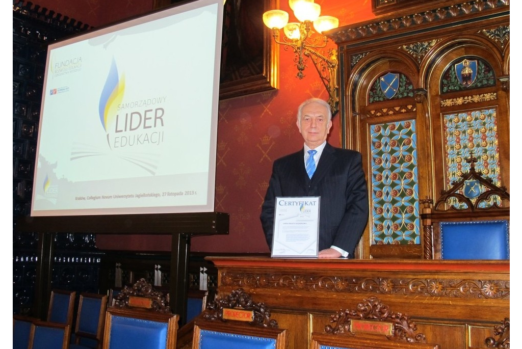 Wejherowo Samorządowym Liderem Edukacji - Kraków 27.11.2013