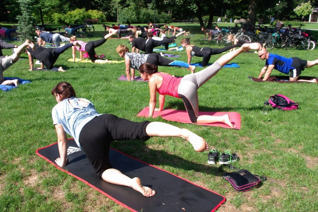 Joga w Parku Miejskim