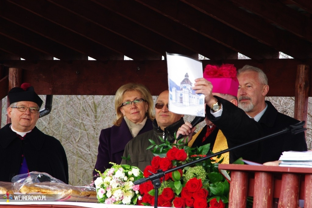 Rozpoczęcie budowy nowego kościoła na Śmiechowie - 02.03.2015