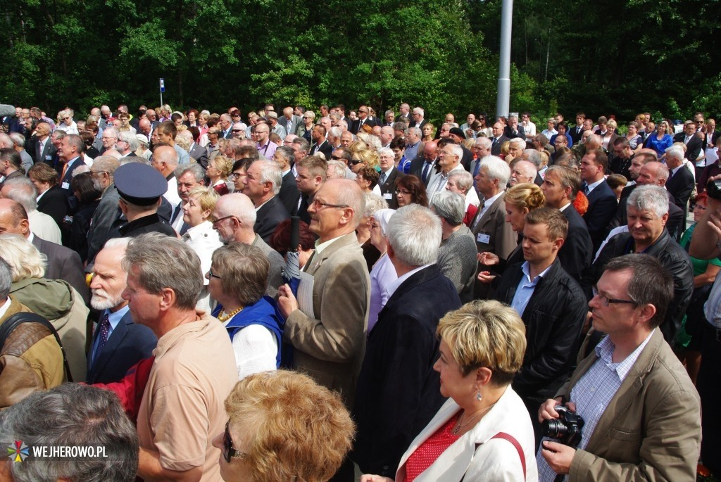 Zjazd Strzebielinkowców - odsłonięcie tablicy pamiątkowej - 17.08.2014