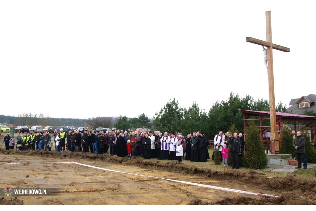 Rozpoczęcie budowy nowego kościoła na Śmiechowie - 02.03.2015