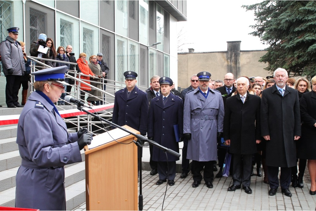 Otwarcie rozbudowanej i zmodernizowanej siedzib KP Policji w Wejherowie - 23.03.2016