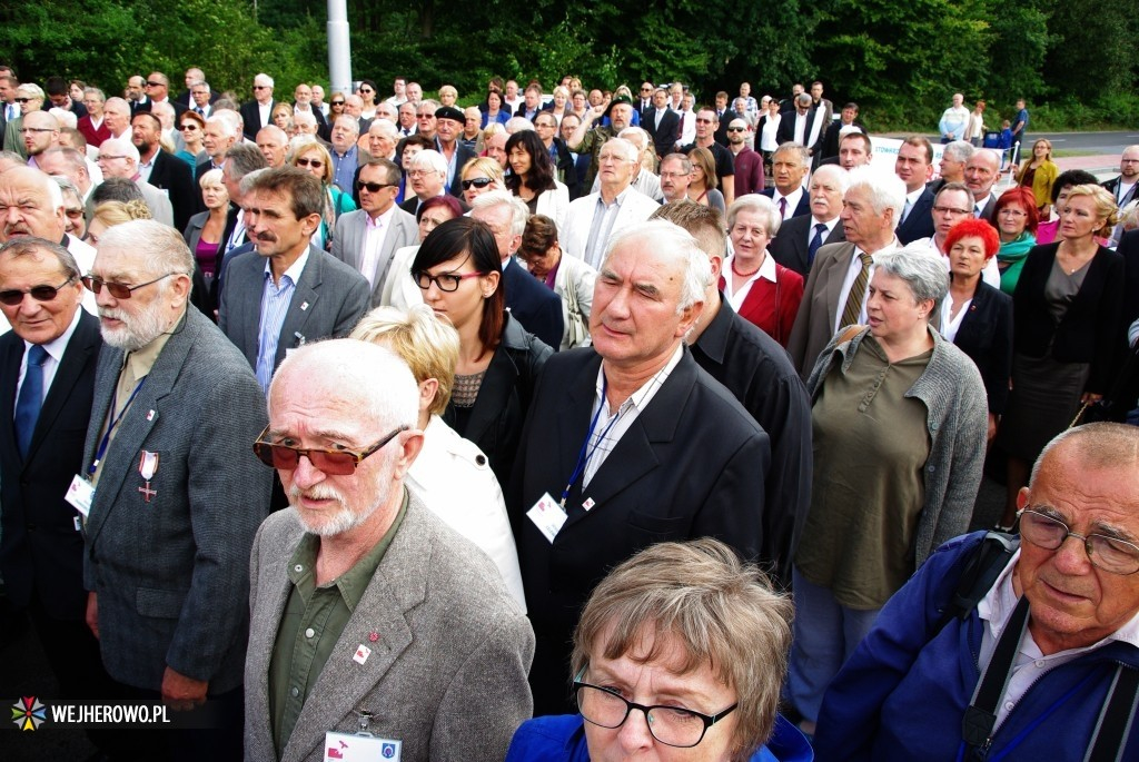 Zjazd Strzebielinkowców - odsłonięcie tablicy pamiątkowej - 17.08.2014