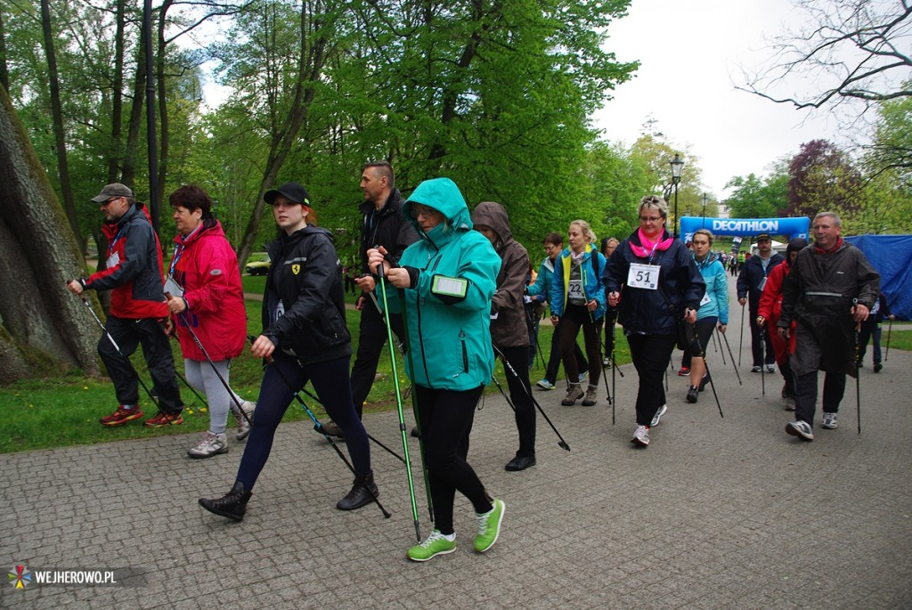 Rajd Nordic Walking w parku - 10.05.2014