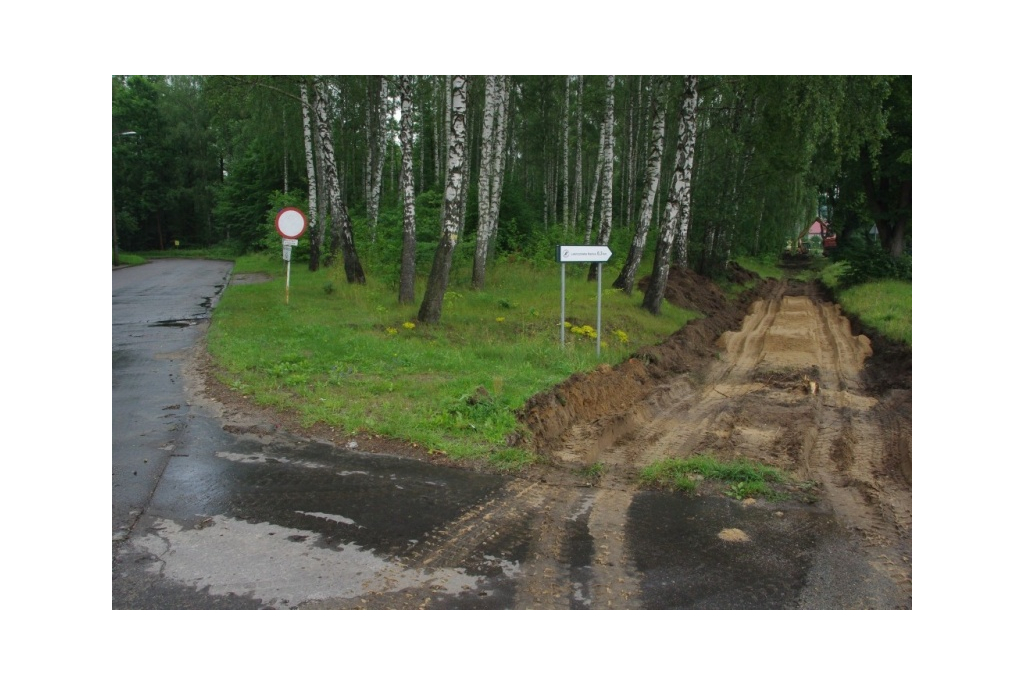 Budowa Turystycznego Szlaku Północnych Kaszub w Wejherowie - 06.07.2012