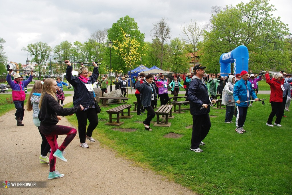 Rajd Nordic Walking w parku - 10.05.2014