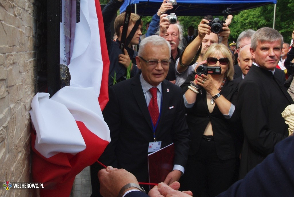 Zjazd Strzebielinkowców - odsłonięcie tablicy pamiątkowej - 17.08.2014