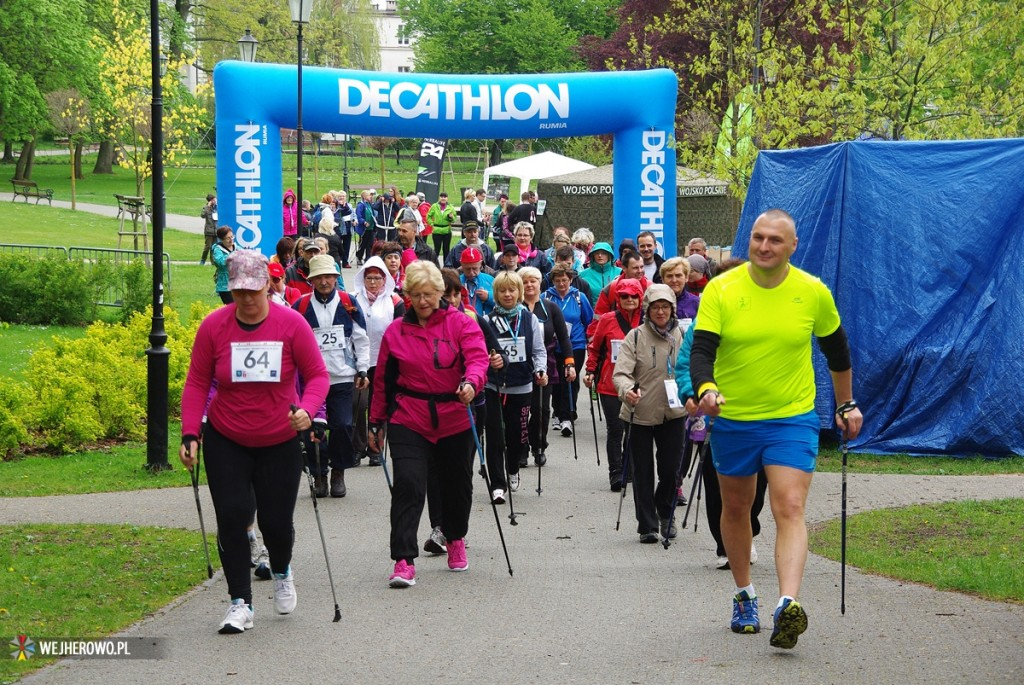 Rajd Nordic Walking w parku - 10.05.2014