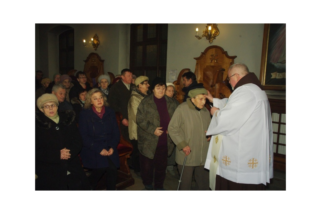 Nabożeństwo w Klasztorze z okazji Międzynarodowego Dnia Chorych - 11.02.2013