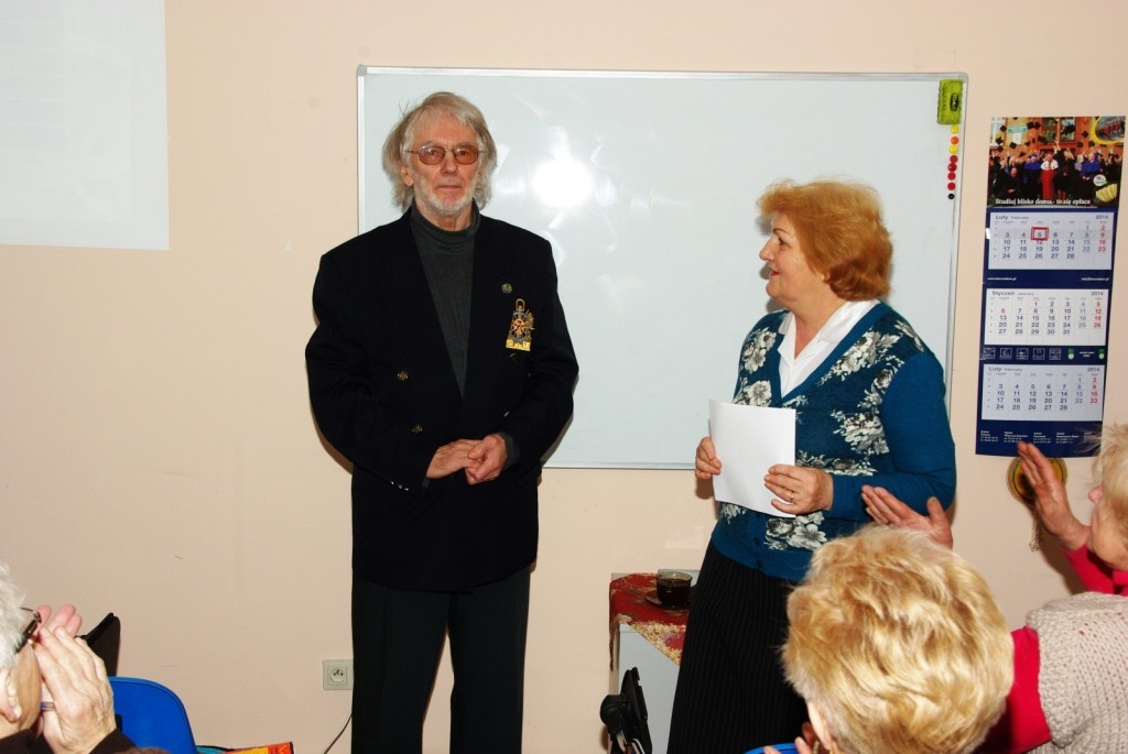 Spotkanie z poetą Zbigniewem Jablońskim w WUTW YMCA - 05.02. 2014