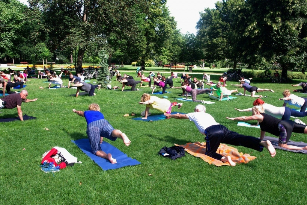 Joga w Parku Miejskim