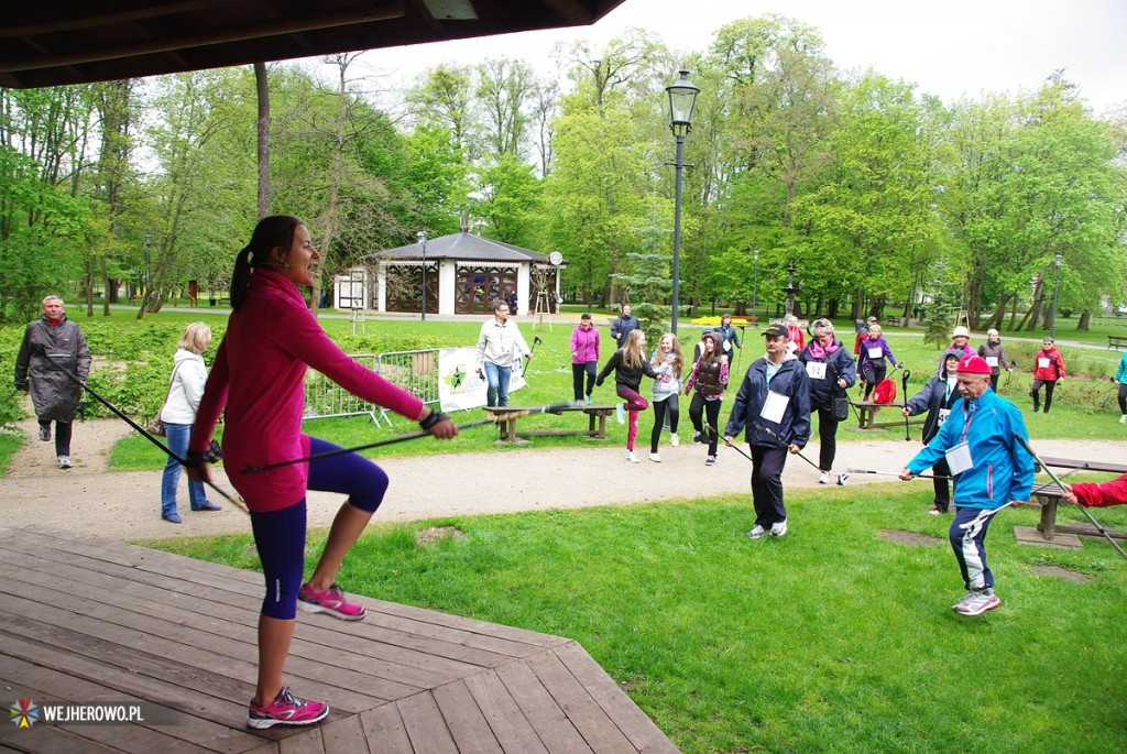 Rajd Nordic Walking w parku - 10.05.2014