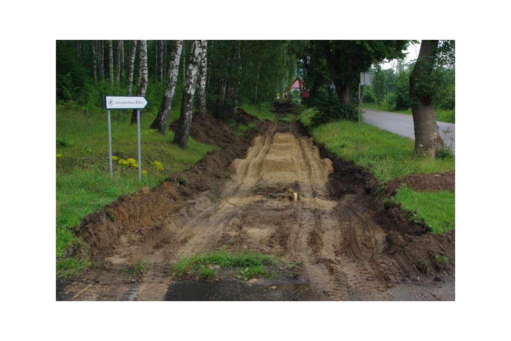 Budowa Turystycznego Szlaku Północnych Kaszub w Wejherowie - 06.07.2012