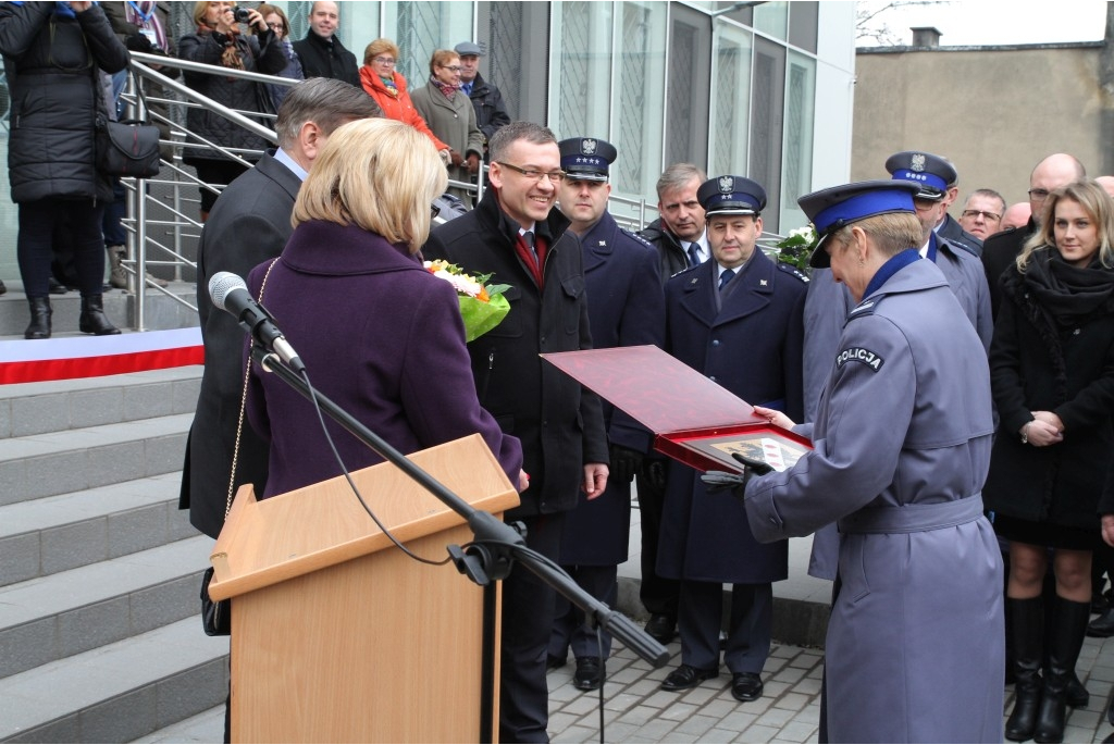 Otwarcie rozbudowanej i zmodernizowanej siedzib KP Policji w Wejherowie - 23.03.2016