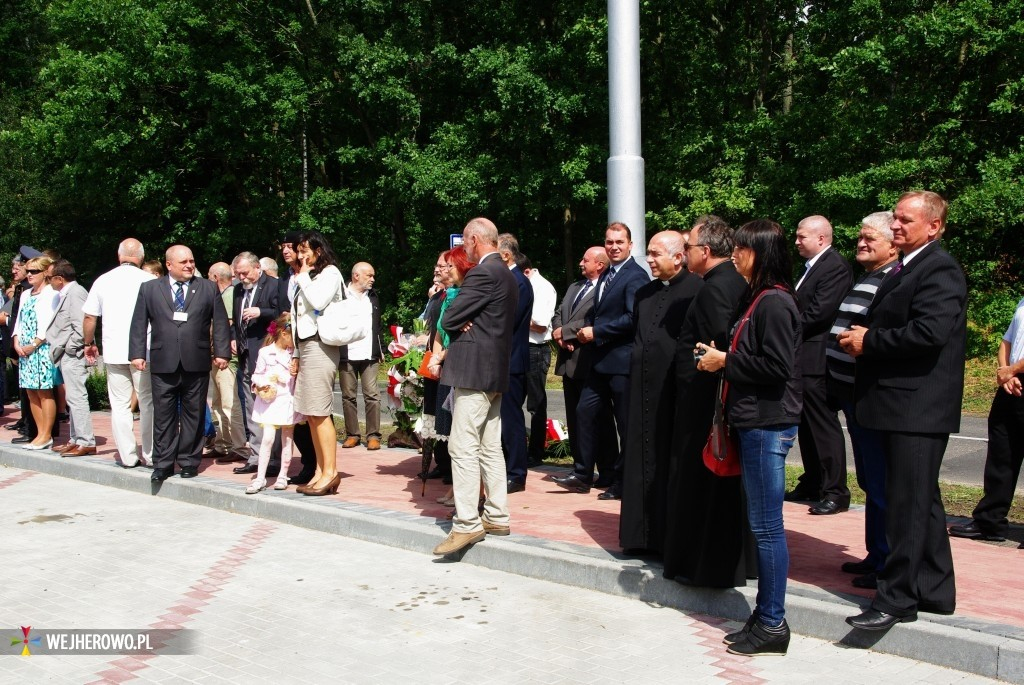 Zjazd Strzebielinkowców - odsłonięcie tablicy pamiątkowej - 17.08.2014