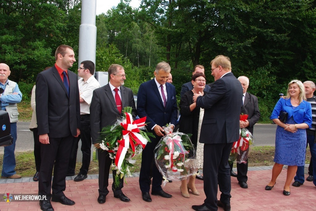 Zjazd Strzebielinkowców - odsłonięcie tablicy pamiątkowej - 17.08.2014