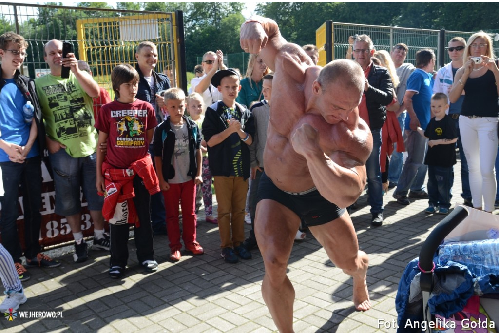 Mateusz Ostaszewski wygrał zawody Strongman w Wejherowie - 13.07.2014