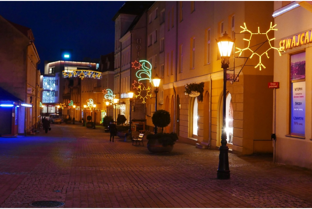 Iluminacje świąteczne w Wejherowie