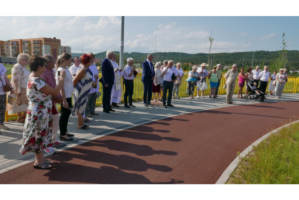 Odsłonięcie nazwy nowego ronda na Śmiechowie