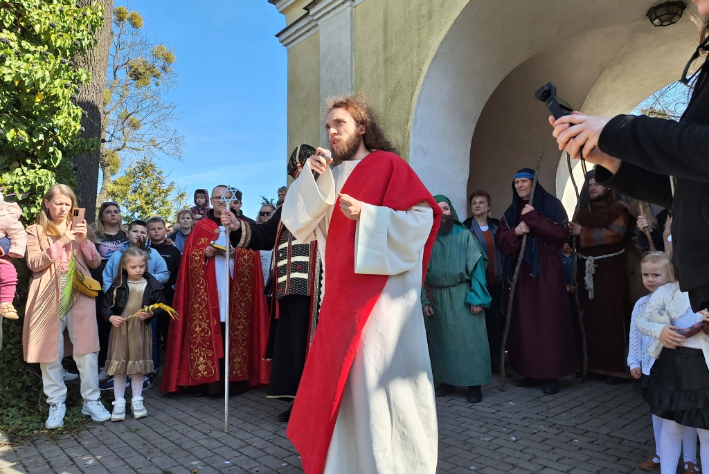 Inscenizacja Wjazdu Jezusa do Jerozolimy Kaszubskiej w Wejherowie