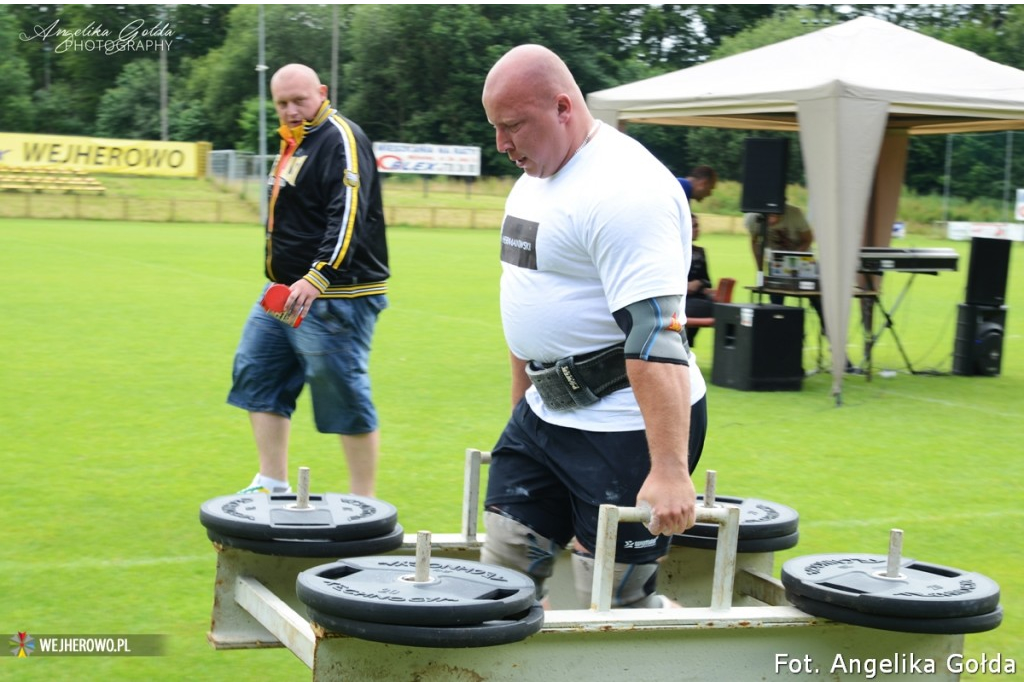 Mateusz Ostaszewski wygrał zawody Strongman w Wejherowie - 13.07.2014