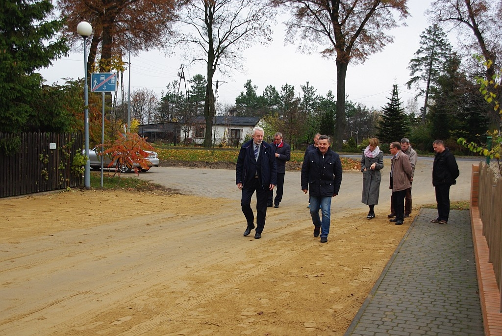 Odbiór 4 ulic - Zielnej, Złotej, Modrej i Uroczej - 03.11.2015