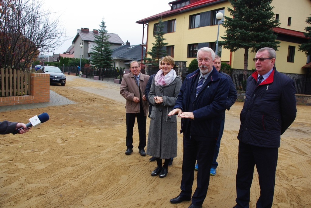 Odbiór 4 ulic - Zielnej, Złotej, Modrej i Uroczej - 03.11.2015