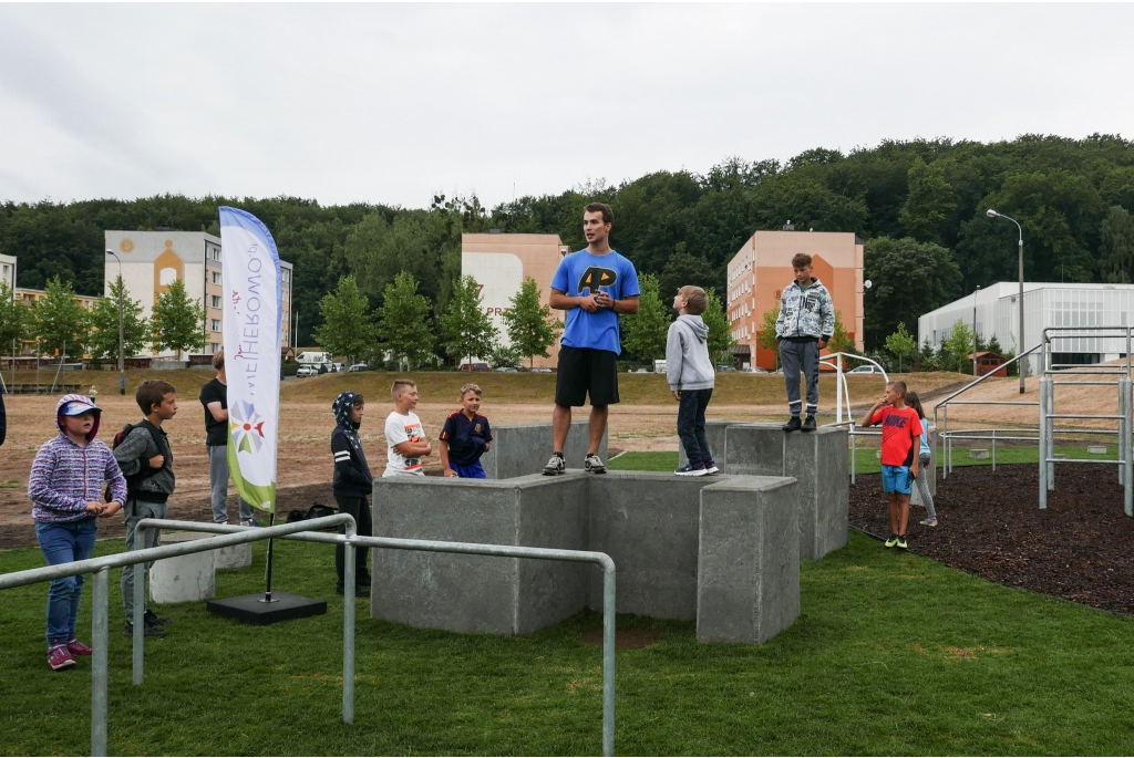 Plac Parkour na osiedlu Przyjaźni