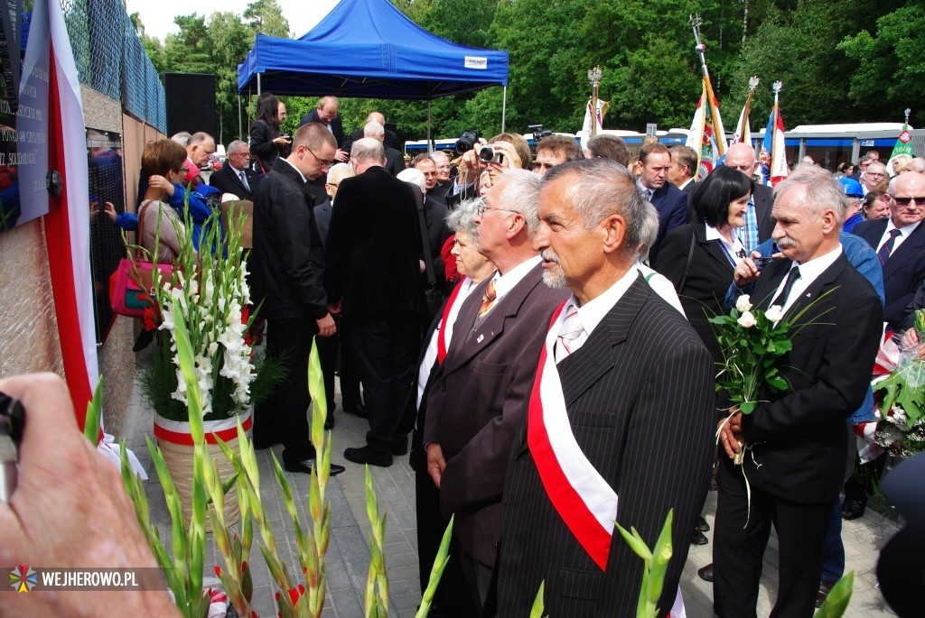 Zjazd Strzebielinkowców - odsłonięcie tablicy pamiątkowej - 17.08.2014